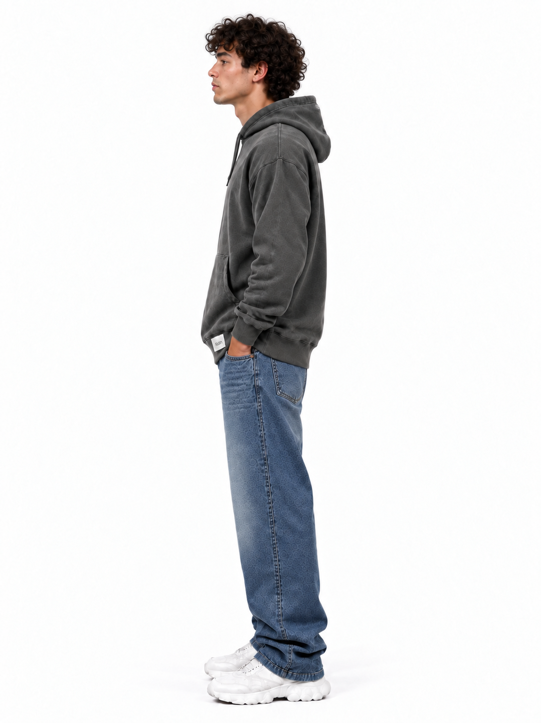 RUH - ACID WASH OVERSIZED HOODIE