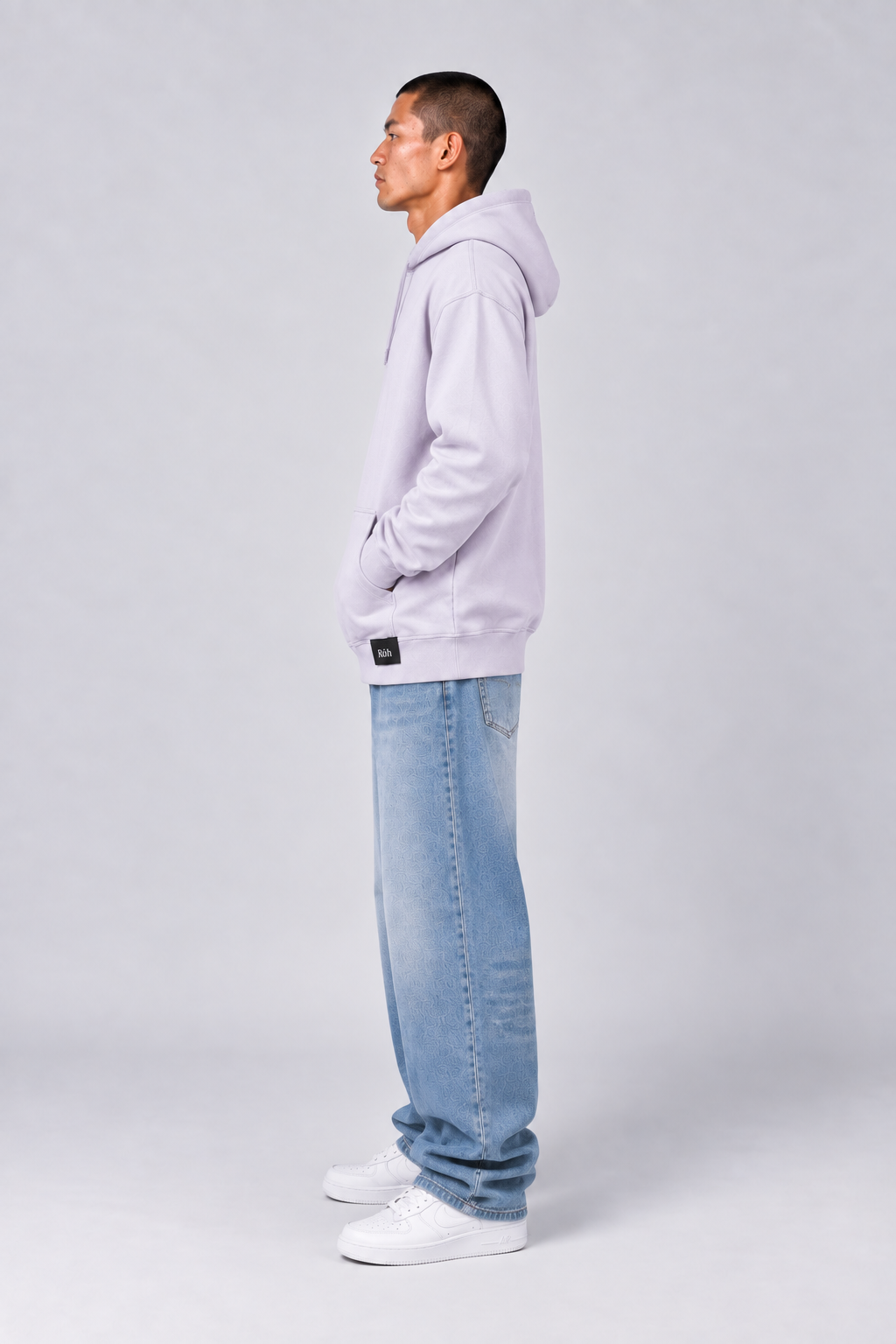 RUH - ACID WASH OVERSIZED HOODIE