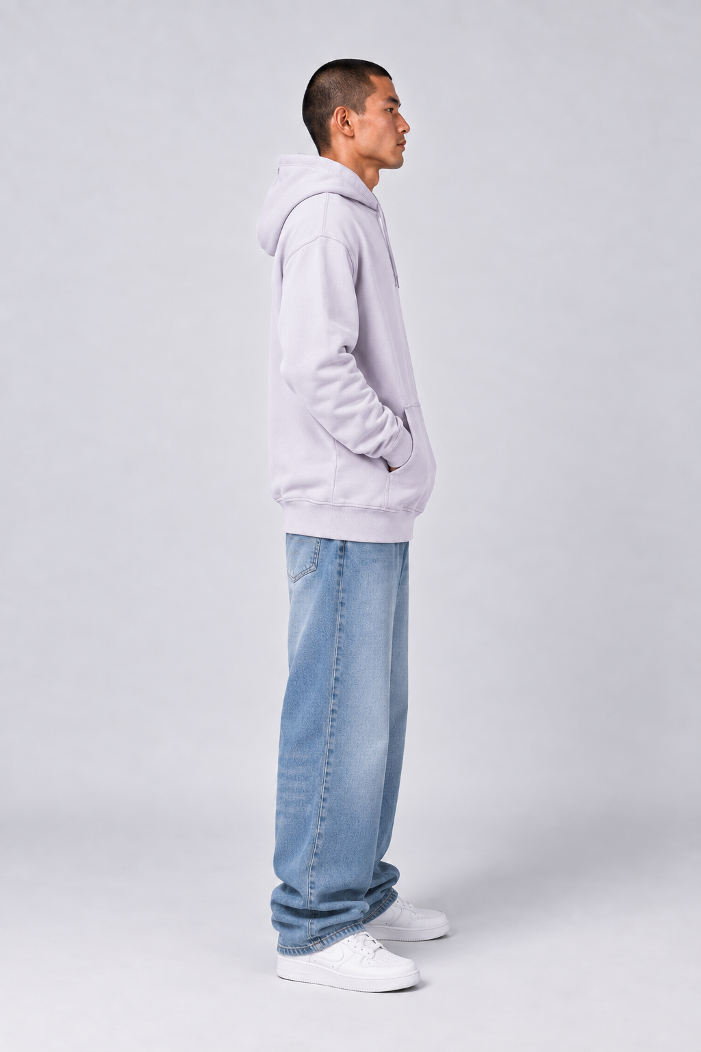 RUH - ACID WASH OVERSIZED HOODIE