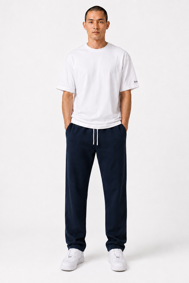 STRAIGHT-LEG TROUSERS - £27.99