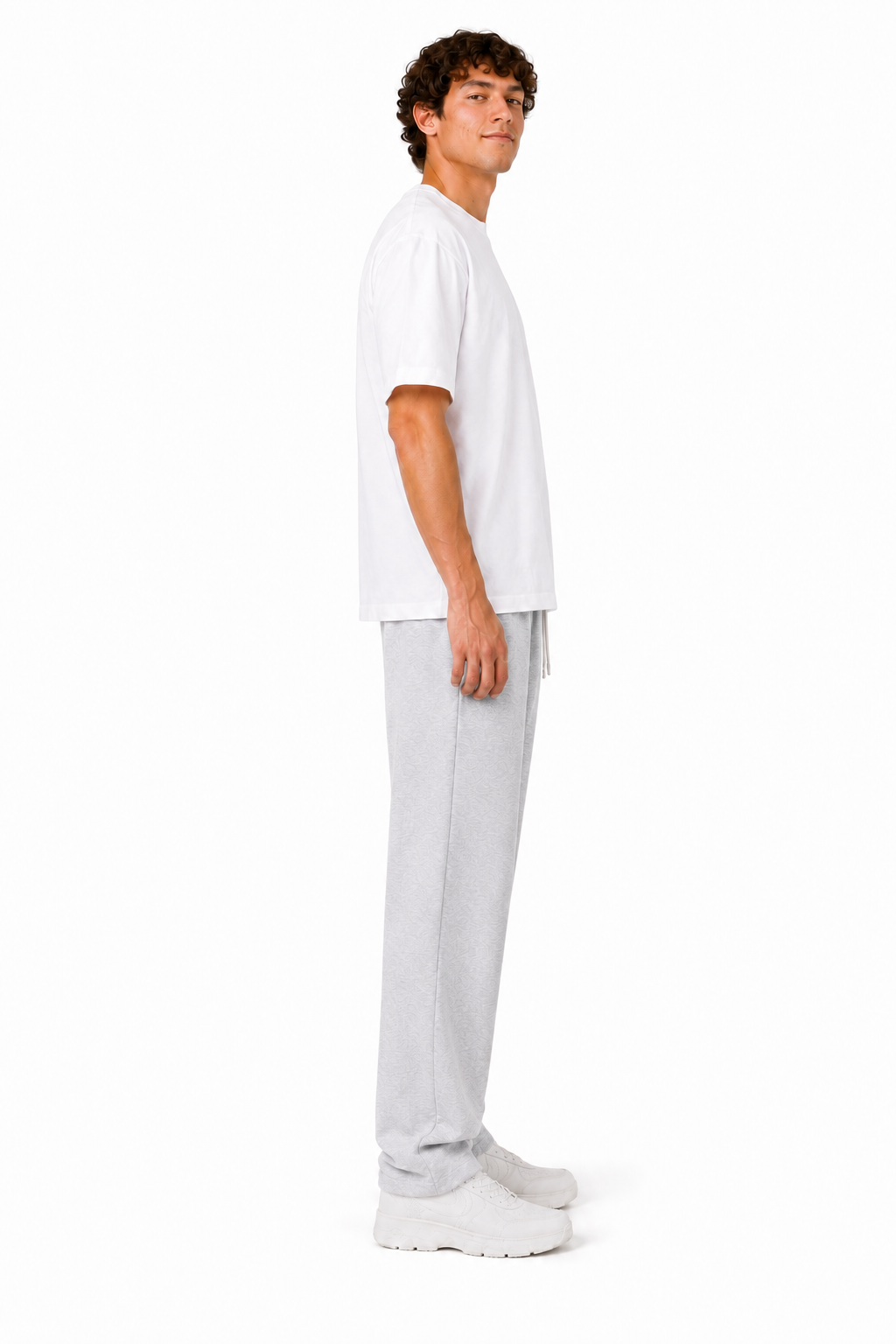 STRAIGHT-LEG TROUSERS