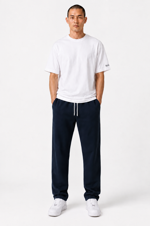 STRAIGHT-LEG TROUSERS